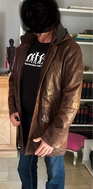 VERSACE JEANS COUTURE LEATHER JACKET