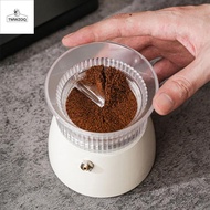 TMWZOQ โรตารี่ แหวนตวงผงกาแฟใส พลาสติกทำจากพลาสติก คู่มือการใช้งาน การงัดแงะกาแฟ เครื่องทำกาแฟ ไม่รั่วไหลผง เครื่องปรับระดับกาแฟ หม้อโมก้า