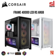 Corsair FRAME 4000D LCD RS ARGB Premium Mid-Tower PC Case -Black/White