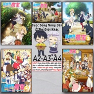 Farmer Life in Another World - Anime Poster A2 A3 A4 - Wall Sticker | Isekai Nonbiri Nouka | Rurushi