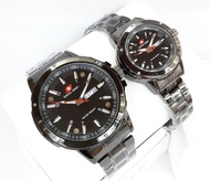 Jam tangan SWISS ARMY COUPLE SA-6947-Jam tangan Original Quality Water Resistant 5ATM (50M)-NEW FASH