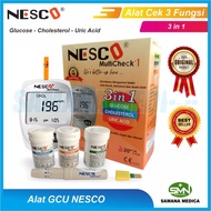 Alat Tes Gula Darah Kolesterol Nesco GCU Untuk Alat Nesco Multicheck