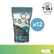 (ยกลัง 12 ถุง) ดอกเกลือทะเล ถูกกว่า T-Salt (100% Natural Fleur de sel ) ไม่เติมสารไอโอดีน ปราศจากสาร