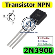 10 Pcs Transistor 2N 3906 PNP TO-92 2N3906 contains 10 Pcs