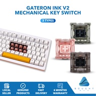 Gateron INK V2 Mechanical Key Switch - MX Type Black Pink Smooth Typing