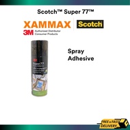 3M Scotch - Super 77 (16oz) 473ml Consumer Multi Purpose Spray Mount Adhesive / Home Office Statione