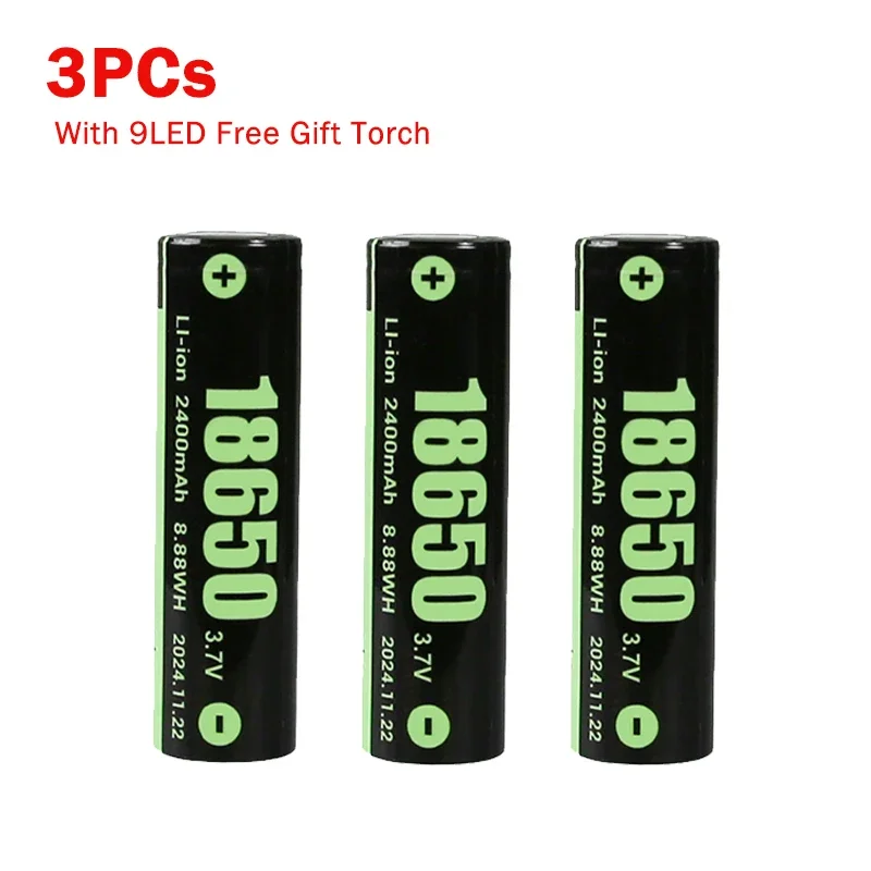 100% Brand New Original High-quality 18650 2000mAh/1000mAh 3.7V Lithium-ion Rechargeable Battery wit