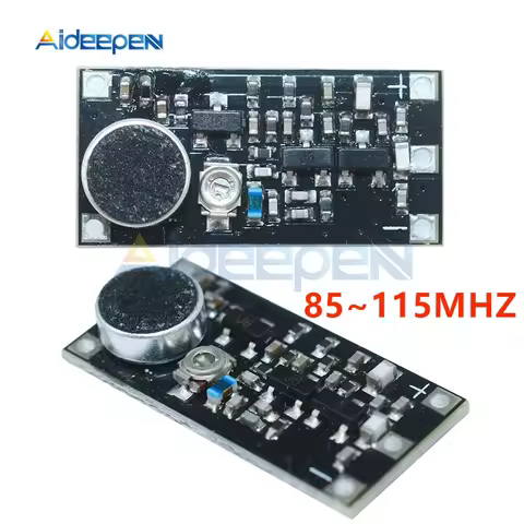 88-115MHz Mini FM Wireless Microphone Surveillance Frequency Transmitter Module Board For Arduino Ad