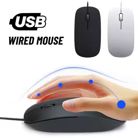 New Ultrathin Mobile Gamer For Pc Acer Laptop Usb Optics Wheel Mute Forr Wired Mouse