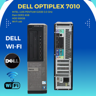 dell optiplex 7010 -INTEL 1155 PENTIUM G2030 3.0 GHz  -Ram 4GB -HDD 500GB -Wi Fi