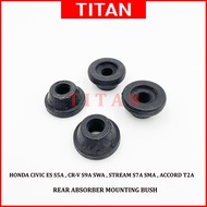 Rear Absorber Mounting Bush Honda Civic Es S5a Cr-v S9a Swa Toa Tme Stream S7a Sma Rn1 Rn3 Rn6