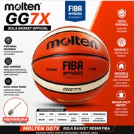 BASKETBALL GG7X MOLTEN MOLTEN GG7X GG 7X FIBA OFFICIAL INDOOR AND OUTDOOR BASKETBALL SIZE 7 MOLTEN B