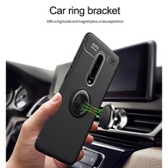 Ready Stock OPPO Reno / Reno 10x Zoom Luxury Metal Ring Magnetic Bracket TPU Silicone Phone Case