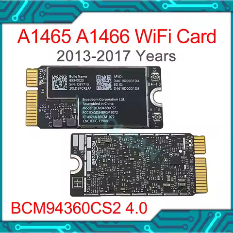 Original BCM94360CS2 Bluetooth 4.0 Wifi Airport Card For Macbook Air 11" 13" A1466 A1465 2013 2014 2