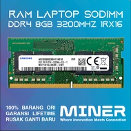 SODIMM DDR4 8GB 3200Mhz PC25600 1RX16 Laptop Memory RAM