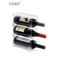 PTZER創意家用冰箱飲料輕奢紅酒架洋酒收納架子擺件酒吧展示瓶架