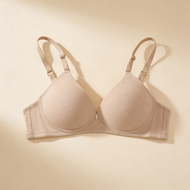 Bra & Cotton  PureTouch Cotton Wireless Non Wired Bra Women Breathable Comfortable Everyday Soft Cup