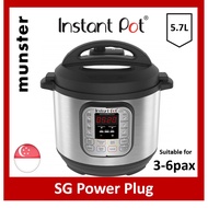 Instant Pot Duo 60 5.7 litres/ 6 Qt with Singapore 3 Pin-Plug 220-240V