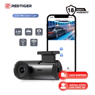 REDTIGER Dash Camera 2.5K Car Cam Super Night Vision G-Sensor Parking Monitor