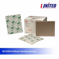 3M 02600 Softback Sanding Sponge (Price stated is for THREE pieces)