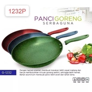 Wok Pan Wok Handle 34cm Enamel Color Non-Stick Frying Pan