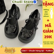 [READY QC STANDARD] TYPE 1 lolita doll shoes mixed with bow cross straps Korean style princess beaut