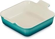 Le Creuset Stoneware Heritage Square Dish, 3 qt. (9"), Riviera