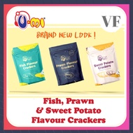 UMI Premium Quality Prawn Crackers 60g, Fish Flavours Crackers & Sweet Potato Crackers 70g - Keropok