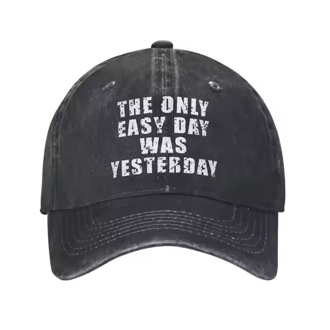 Baseball Cap The Only Easy Day Was Yesterday US Navy Seals Summer Casual Trucker Hat Men Adult Hikin