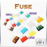 Fuse 12V Micro Small Medium Amp Blade Speaker Vigo Saga BLM Wira LMST Iswara Kenari Hilux ATO Fius