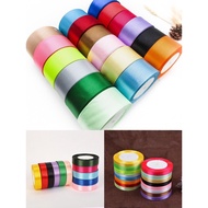 Silk ribbons 1cm, 2cm, 4cm in many colors - Roll 22m - Beautiful Type