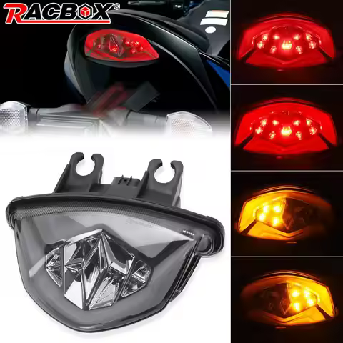 Motorcycle Rear LED Tail Brake Turn Signals Integrated Light 12V for Suzuki GSX-S750 750Z GSX-S1000 