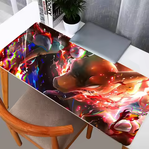 Pokemon Pikachu Computer Varmilo Keyboard Mouse Pads Anime Gaming Accessories Table New Gamer Carpet