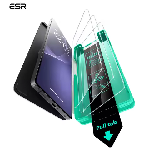 ESR for Samsung S25 Ultra Screen Protector 3pcs HD Tempered Glass Film with Easy Installation Frame 