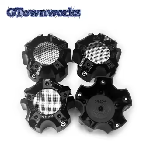 GTownworks 4pcs 112mm OD Wheel Center Caps For on to vehicles with a 5x114.3 or 5x127 bolt pattern O