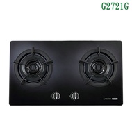 【櫻花牌】G2721GB 黑色強化玻璃 雙內焰雙口檯面爐 瓦斯爐 (全台安裝)