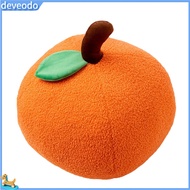 deveodo Throw Pillow Fruit Shape High Simulation Full Filling Comfortable Cartoon Soft Persimmon Pum