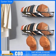 Hat Storage Hanging Rack Wall-Mounted Hat Organiser Storage Rack Shelf Baseball Hat Display Rack