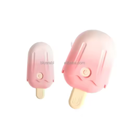 Custom Packaging Vibrator Wholesale Ice Cream Dessert Shaped Vibrator Travel Friendly Mini Cute Adul