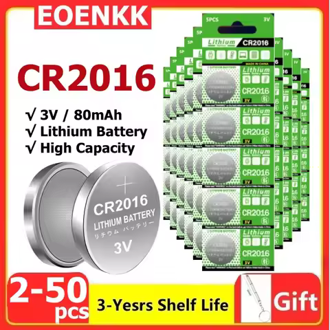 10-50pcs CR2016 Button Batteries CR2016 BR2016 DL2016 Cell Coin Lithium Battery 3V CR 2016 For Watch