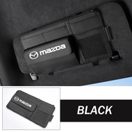 Car Sun Visor Organizer Auto Interior Accessories Car Sunglass Holder Pocket Storage for Mazda CX-3 CX-4 Atenza BT50 Axela Mazda 6