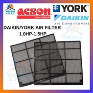DAIKIN/YORK/ACSON (10/15L) AIR FILTER (1PCS) 1.0HP-1.5HP INDOOR WALL TYPE AIR-CONDITIONER AIR FILTER (R03084151892)