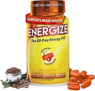 iSatori Energize Brain and Focus Caffeine Pills - Brain Booster and Focus Supplement - Improved Aler