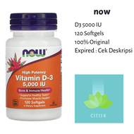 Vit D 5000iu Now Vitamin D3 5000iu Original 120 sotfgels Vit D3 5000 IU