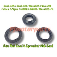 Dash 125 110/Future 125/Wave 125 110 Fi/Alpha/CX DX 110/Wave125 Fi Hub Rim Bearing Oil Seal Sprocket