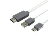 Cáp MHL to HDMI chuyển từ điện thoại Max Pro sang tivi OEM (bạc) dùng cho điện thoại Max Pro hoặc cá