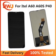 For Itel A60 A662L A60S A662LM P40 P662L LCD Display Touch Screen Digitizer Assembly Repair Parts Re