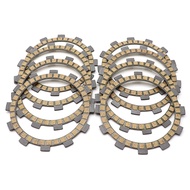 8PCS Motorcycle Clutch Friction Disc Plate Kit For Yamaha YZ125 M N P R S T V W X Y Z A1 B1 D1 E2 F2