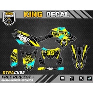 Decal DTRACKER DECAL KLX BF KLX OLD KLX S DECAL KX CUSTOME DECAL KLX BF 2
