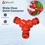 Mitsushi 1/2" PVC Connector Garden Hose Fitting Quick Coupling Hose Connection Adapter